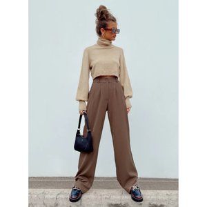 Princess Polly ARCHER PANTS BROWN